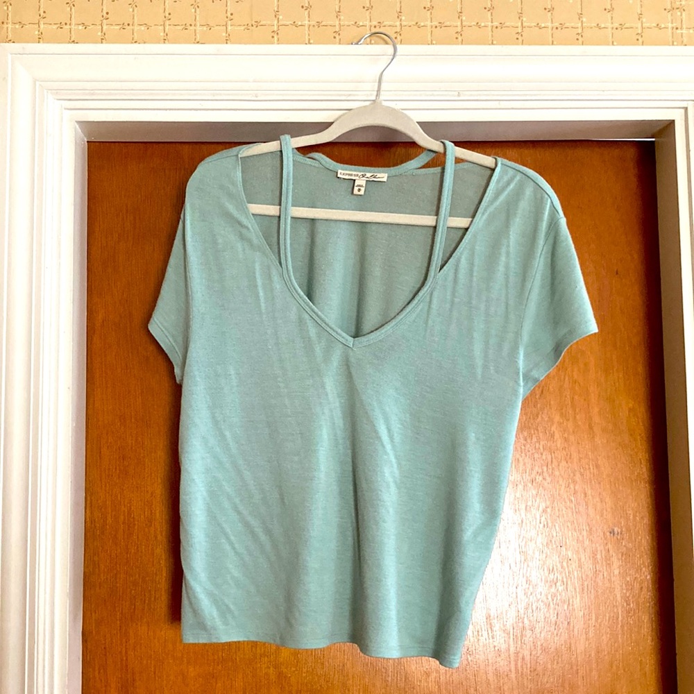 Express size medium teal tshirt. Used but in good condition.